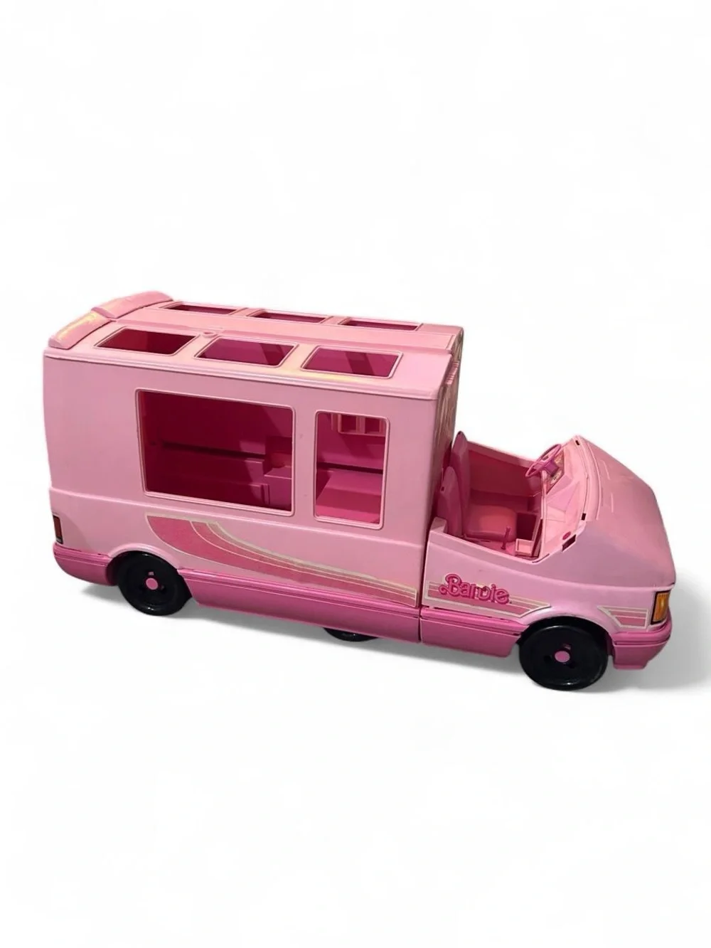 Vtg. 1988 Barbie Magical Motor Home RV Camper Mattel Incomplete For Parts READ